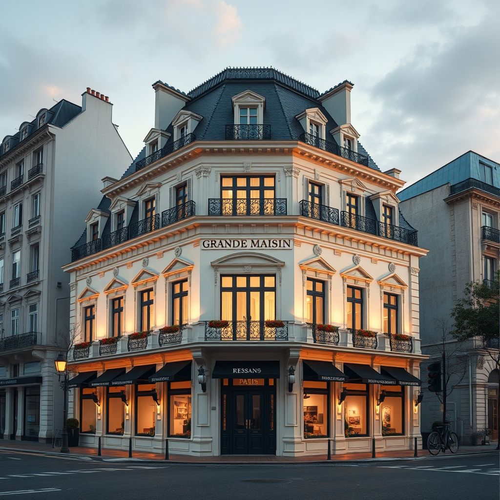 การออกแบบเครื่องแต่งกายใน Grande Maison Paris